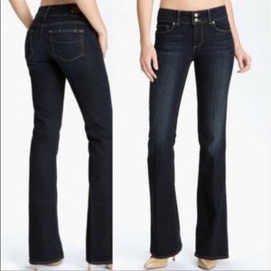 Paige Hidden Hills High Rise Bootcut Dark Wash Denim Jeans Size 29